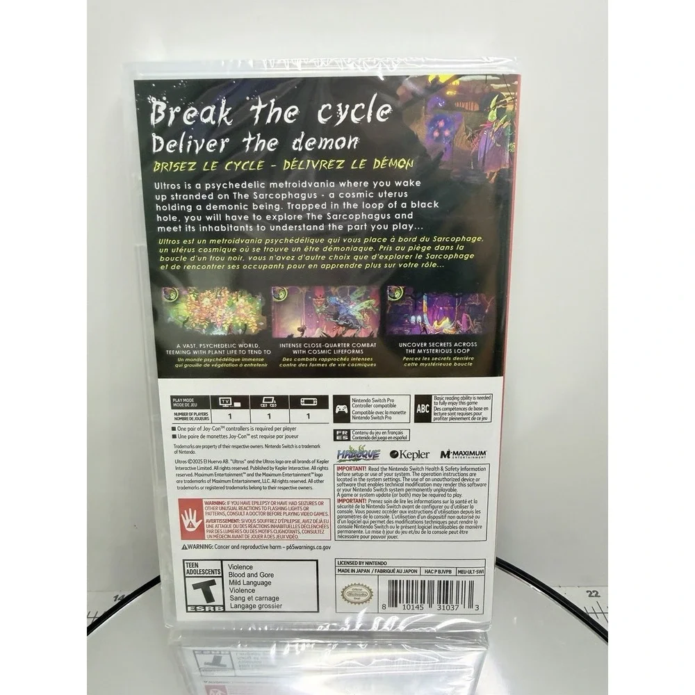 ULTROS - Nintendo Switch - New Sealed North American ESRB Edition